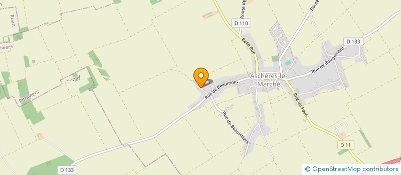 localisation de l'entreprise GFA DE PETITE RUE à ASCHERES-LE-MARCHE