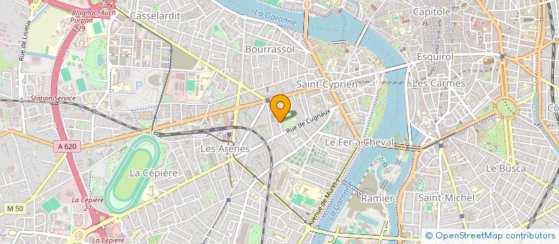 localisation de l'entreprise GFA DE PEYREMIL à TOULOUSE