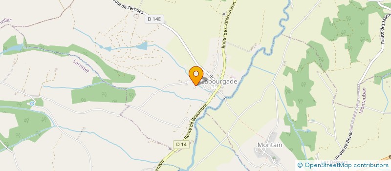 localisation de l'entreprise GFA DE PIGNES  CASTELSARRASIN