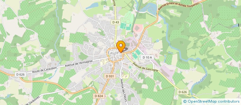 localisation de l'entreprise GFA DE PISSEAU  NOULENS