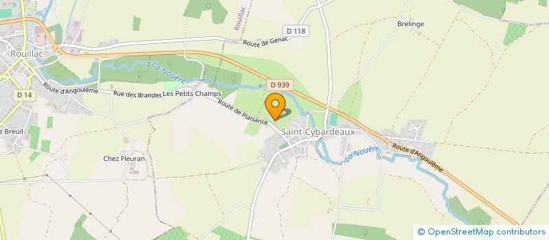 localisation de l'entreprise GFA DE PLAISANCE à SAINT-CYBARDEAUX