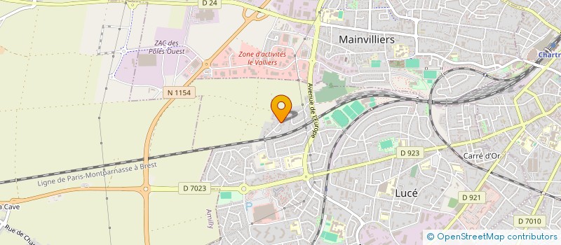 localisation de l'entreprise GFA DE POIFFONDS à LUCE