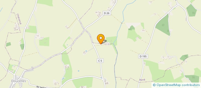 localisation de l'entreprise GFA DE POMMERET  DOUCELLES