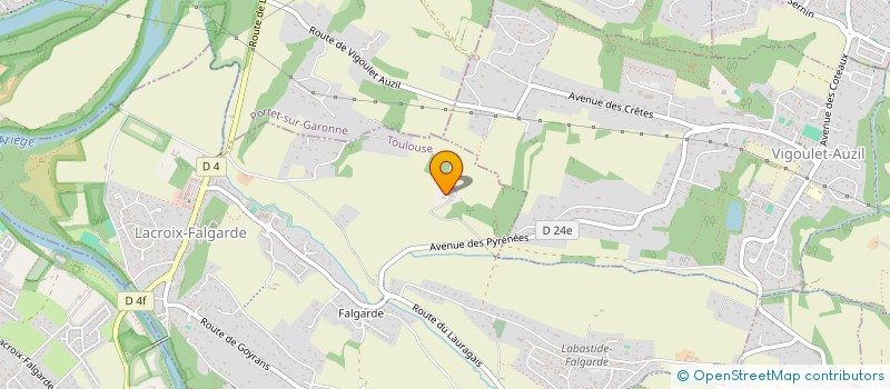 localisation de l'entreprise GFA DE PONTOISE  LACROIX-FALGARDE