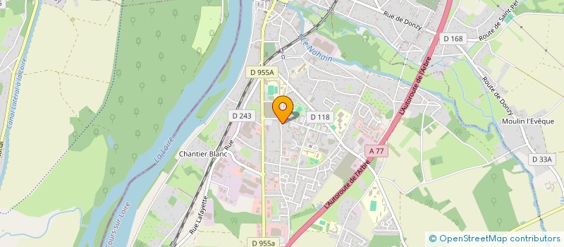 localisation de l'entreprise GFA DE PORT AUBRY à COSNE-COURS-SUR-LOIRE