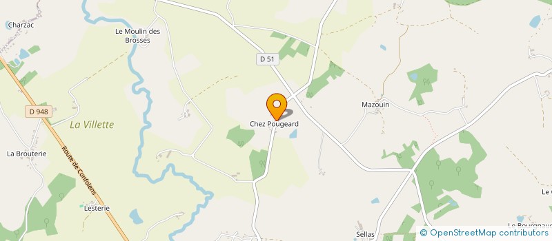 localisation de l'entreprise GFA DE POUGEARD à SAINT-MAURICE-DES-LIONS