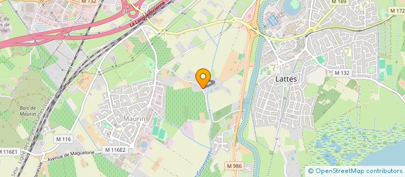 localisation de l'entreprise GFA DE PRADELAINE à LATTES