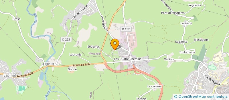 localisation de l'entreprise GFA DE PRADES à MARMANHAC