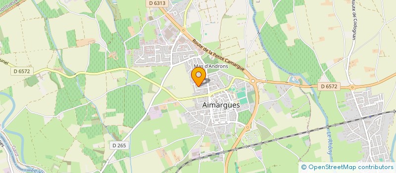 localisation de l'entreprise GFA DE PRATLONGUE  AIMARGUES