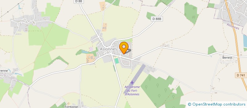 localisation de l'entreprise GFA DE PREMARIE  ROCHES-PREMARIE-ANDILLE