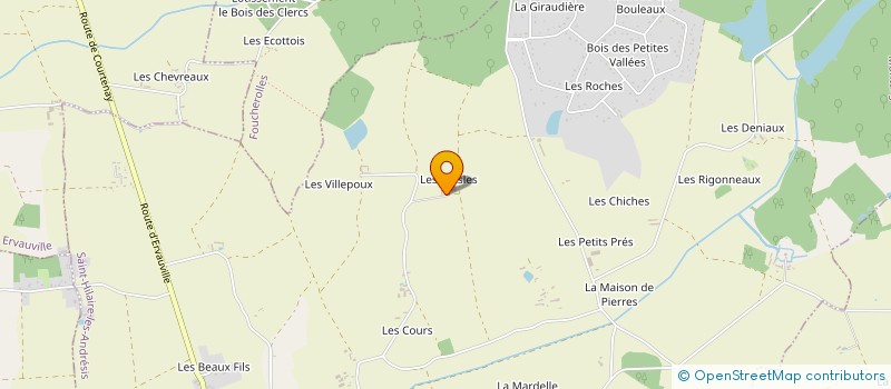 localisation de l'entreprise GFA DE PRESLES  SAINT-HILAIRE-LES-ANDRESIS