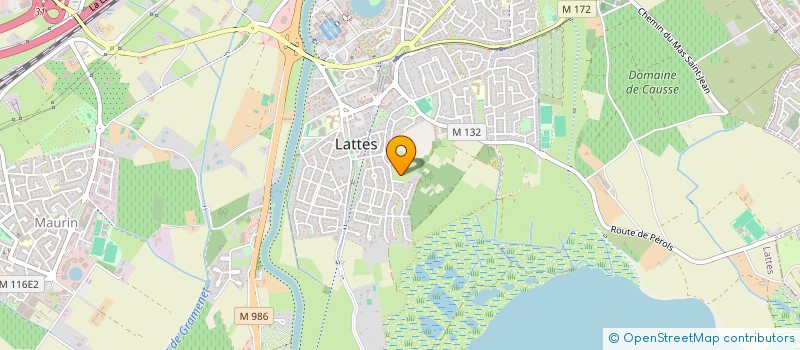 localisation de l'entreprise GFA DE PREVOST à LATTES