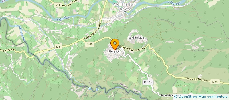 localisation de l'entreprise GFA DE PROYAS à BUIS-LES-BARONNIES