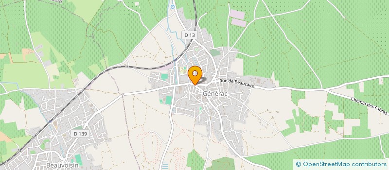 localisation de l'entreprise GFA DE PYTHAGORE  GENERAC