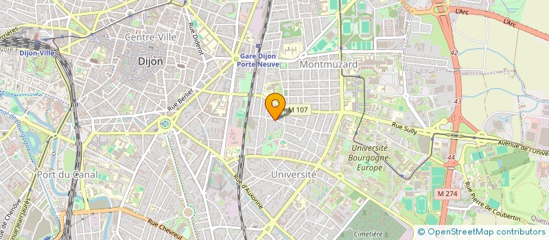 localisation de l'entreprise GFA DE RENAUD SAINT VINCENT à DIJON
