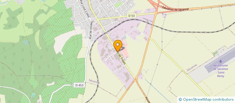 localisation de l'entreprise GFA DE RETORTAT à SEZANNE