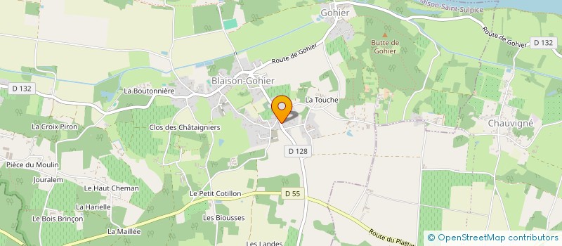 localisation de l'entreprise GFA DE RICHEBOURG  BLAISON-SAINT-SULPICE