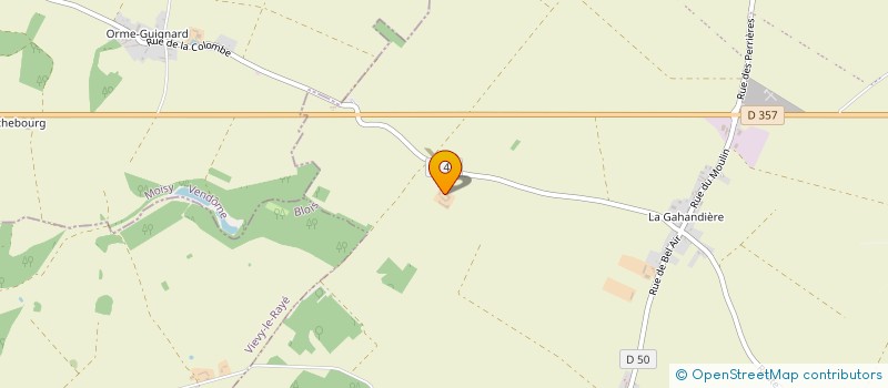 localisation de l'entreprise GFA DE RICHEVILLE  BEAUCE LA ROMAINE