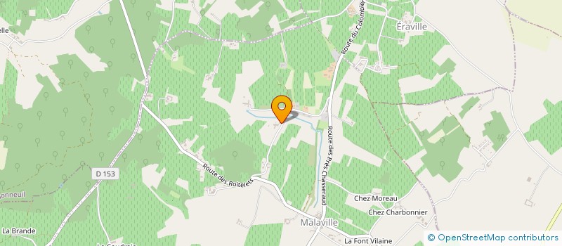 localisation de l'entreprise GFA DE RIVIERE à ANGEAC-CHARENTE