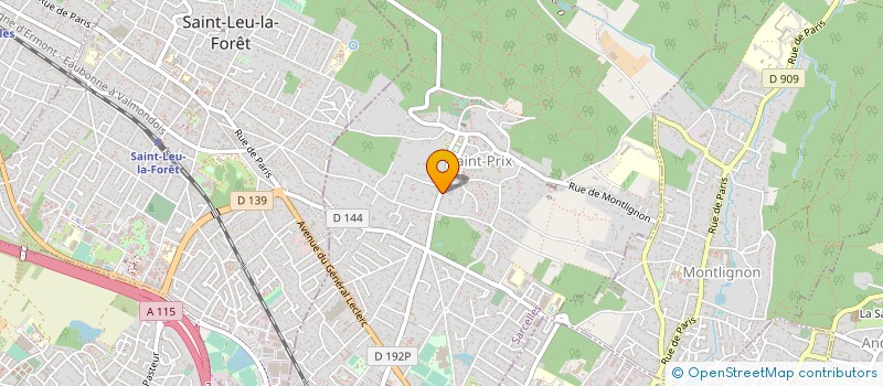 localisation de l'entreprise GFA DE RUBELLE à SAINT-PRIX