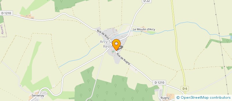 localisation de l'entreprise GFA DE RUGNY  ARCY-SAINTE-RESTITUE