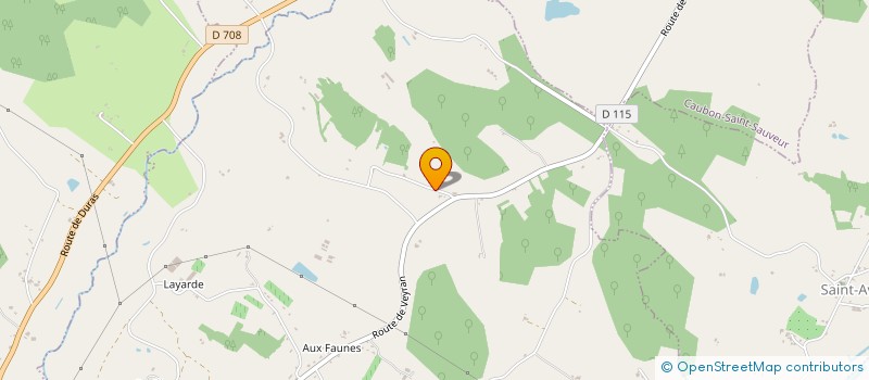 localisation de l'entreprise GFA DE SACEVIT  VIRAZEIL