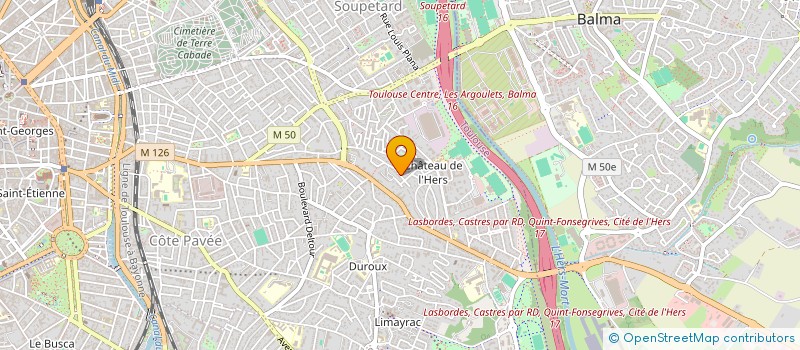 localisation de l'entreprise GFA DE SAINT AMANS à TOULOUSE
