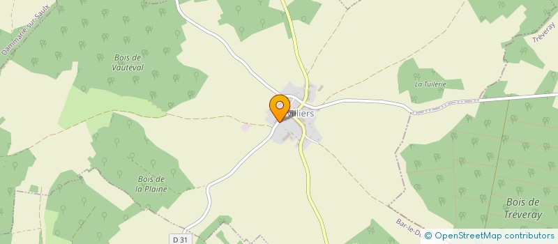 localisation de l'entreprise GFA DE SAINT BERNARD à HEVILLIERS