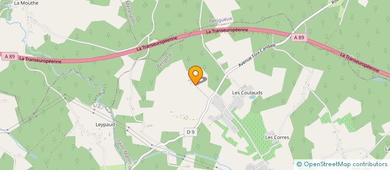 localisation de l'entreprise GFA DE SAINT CLAUD  MONTPEYROUX