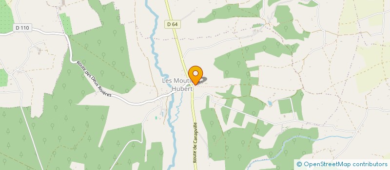 localisation de l'entreprise GFA DE SAINT CRESPIN  MEZIDON VALLEE D'AUGE