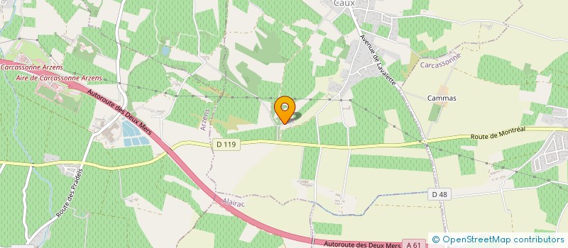 localisation de l'entreprise GFA DE SAINT FELIX  SAINT-MARTIN-LE-VIEIL