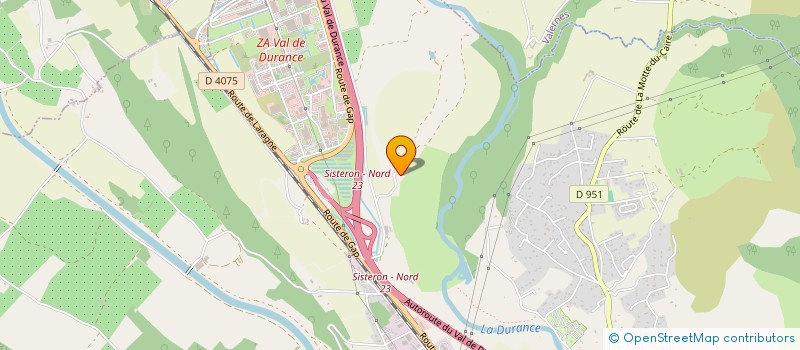 localisation de l'entreprise GFA DE SAINT JEROME  SISTERON