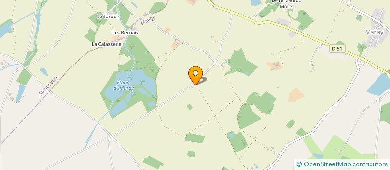 localisation de l'entreprise GFA DE SAINT LOUP à SAINT-LOUP