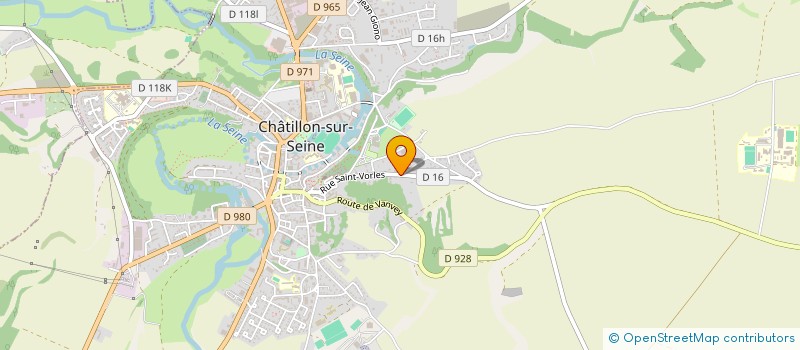 localisation de l'entreprise GFA DE SAINT MAMMES à CHATILLON-SUR-SEINE