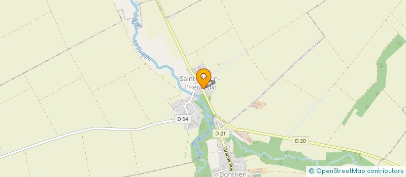 localisation de l'entreprise GFA DE SAINT MARTIN  SAINT-MARTIN-L'HEUREUX