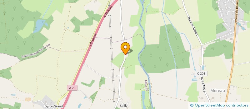 localisation de l'entreprise GFA DE SAINT MARTIN DE COURT  MASSAY