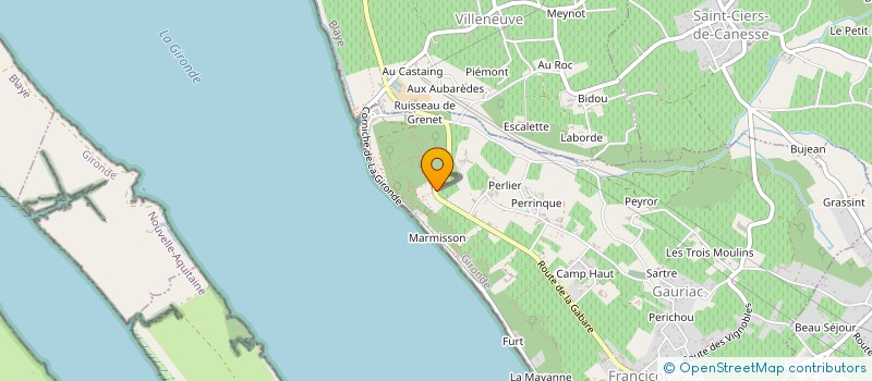 localisation de l'entreprise GFA DE SAINT PAUL  GAURIAC