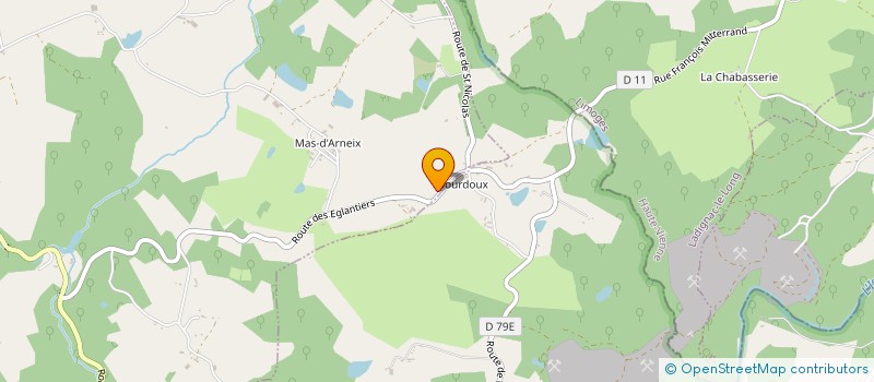 localisation de l'entreprise GFA DE SAINT-PIERRE-DE-FRUGIE  ST-PIERRE-DE-FRUGIE