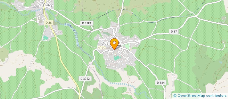 localisation de l'entreprise GFA DE SAINT PRIVAT à QUARANTE