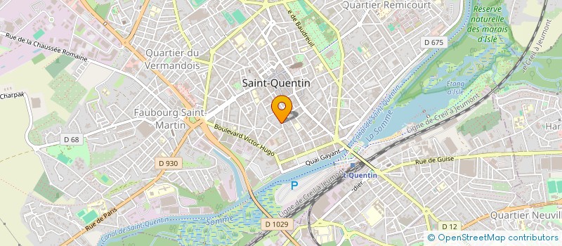 localisation de l'entreprise GFA DE SAINT SULPICE  SAINT-QUENTIN