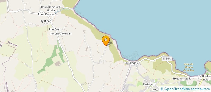 localisation de l'entreprise GFA DE SAINTE ROSE  GUIMAEC