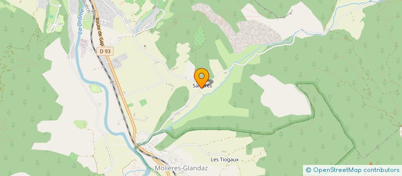 localisation de l'entreprise GFA DE SALIERES LES BAINS à DIE