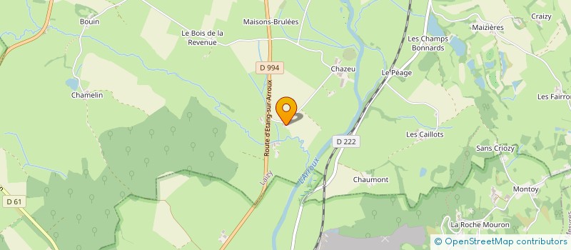 localisation de l'entreprise GFA DE SAONE ET LOIRE VI  LAIZY