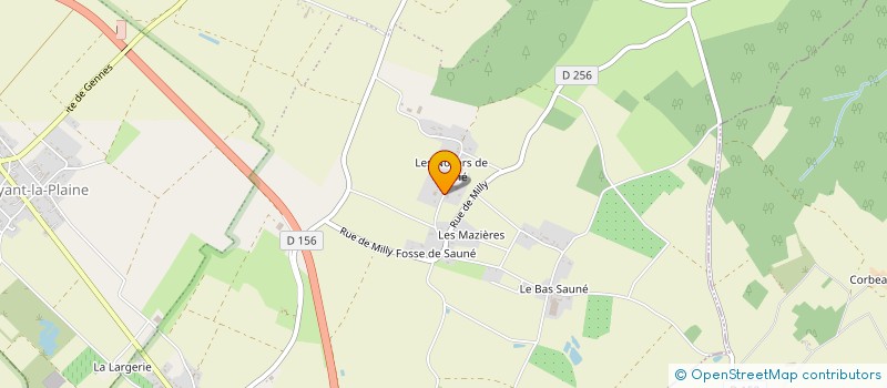 localisation de l'entreprise GFA DE SAUNE  TUFFALUN