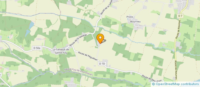 localisation de l'entreprise GFA DE SAUVAGE  SAINT-THOMAS