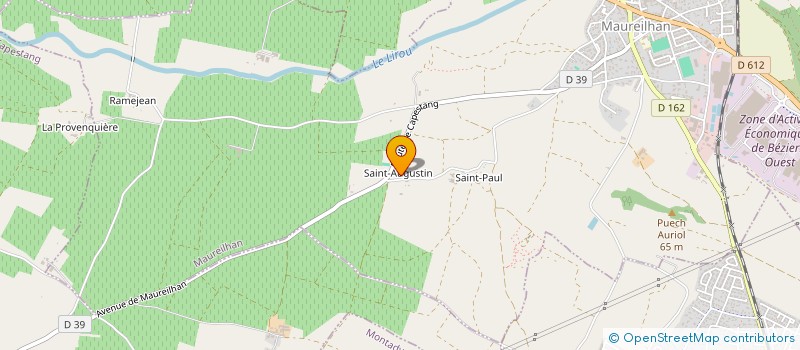 localisation de l'entreprise GFA DE SAVIGNAC LE BAS  CAZOULS-LES-BEZIERS