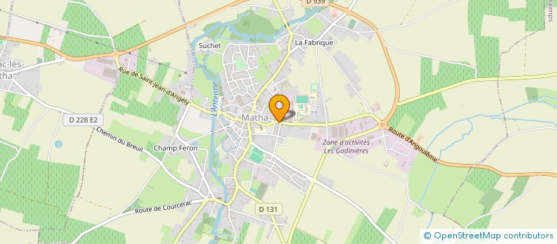 localisation de l'entreprise GFA DE SEIGNE LES TOUCHES  MATHA