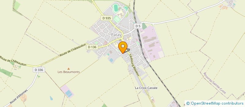 localisation de l'entreprise GFA DE SENNELAY à PATAY