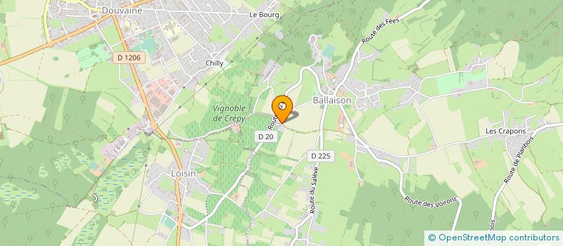 localisation de l'entreprise GFA DE SENOCHE  BALLAISON