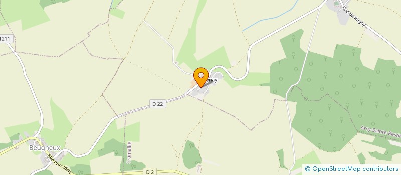 localisation de l'entreprise GFA DE SERVENAY HAUT à ARCY-SAINTE-RESTITUE